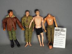 Palitoy, Action Man - Four unboxed vintage Action Man figures.