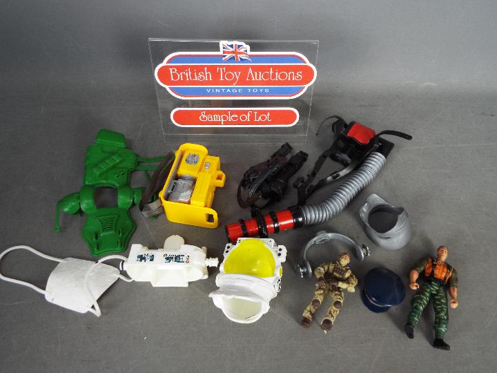 Hasbro - Action Man - A large quantity of Action Man accessories including back packs, helmets,