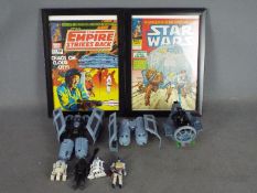 Hasbro - Kenner - Marvel - A collection of Star Wars items including loose figures,