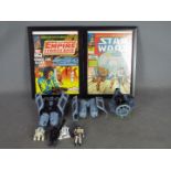 Hasbro - Kenner - Marvel - A collection of Star Wars items including loose figures,