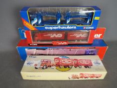 Corgi - Esso Collection - 4 x boxed trucks including # 97920 Scammell Highwayman with two trailers