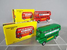 Budgie Toys - Two boxed diecast Budgie Toys Routemaster Buses.