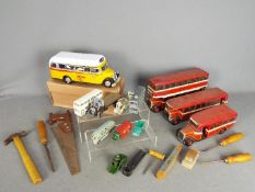 Dinky, Dinky Dublo, Corgi, Triang - A small collection of playworn diecast vehicles,