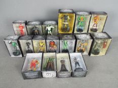 Eaglemoss - A collection of 17 DC Super Heroes metal figures by Eaglemoss.