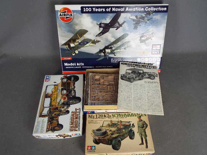 Italeri - Tamiya - Airfix - 4 x boxed military model kits in several scales including # 3630 US - Bild 2 aus 2