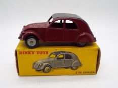 French Dinky Toys - A boxed French Dinky Toys #535 Citroen 2CV.