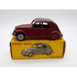 French Dinky Toys - A boxed French Dinky Toys #535 Citroen 2CV.