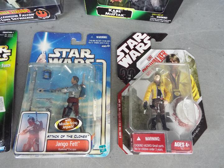 Kenner - Hasbro - Star Wars - A collection of 5 x boxed / carded figures including Kenner The Power - Image 2 of 4