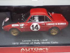 Autoart - Slot Car in 1:32 Scale - # 13551. Lancia Fulbia 1.6HF. Winner Monte Carlo Rally 1972.