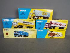 Corgi Classics - A group of 5 x boxed trucks including limited edition # 23001 Ford