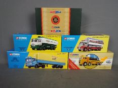 Corgi - A group of 5 x boxed truck models including # 21401 AEC Refrigerated Walls Ice Cream set,