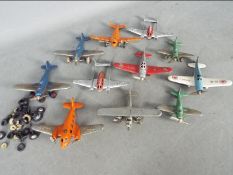 Hubley - Tootsie - a collection of 10 x pre war Hubley airplanes and also 1 x Tootsietoy,