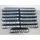 Lima - 13 unboxed OO gauge Intercity Carriages by Lima. Lot includes L305305 Op.No.