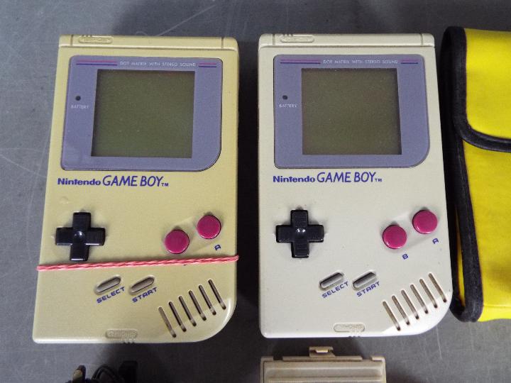 Nintendo - Game Boy - 2 x 1989 dated Nintendo Game Boy DMG-01 models, - Image 2 of 4