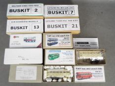 Trystco - Buskit - Tiny Bus And Coach - 10 x boxed bus model kits in 1:76 scale including # 13 ECW