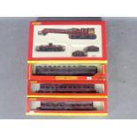 Hornby - 4 x boxed 00 gauge items of rolling stock including # R6104 75 Ton Operating Breakdown