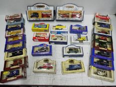 Lledo - Collection of boxed Diecast Vehicles. Vans, Buses, Trucks, Carriages and Cars.