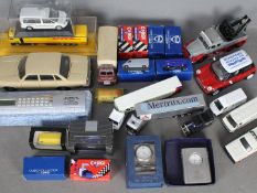 Corgi - Minichamps - Stahlberg - A collection of 10 x loose and 7 x boxed vehicle models in various