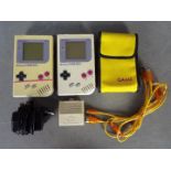 Nintendo - Game Boy - 2 x 1989 dated Nintendo Game Boy DMG-01 models,