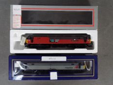 Hornby - Two boxed Hornby OO gauge Class 47 diesel locomotives - both renumbered and presented