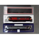 Hornby - Two boxed Hornby OO gauge Class 47 diesel locomotives - both renumbered and presented