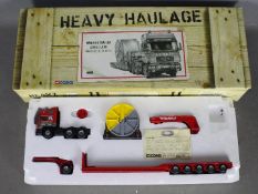 Corgi Heavy Haulage - A boxed limited edition set # CC12007 MAN King Trailer with Reel load in