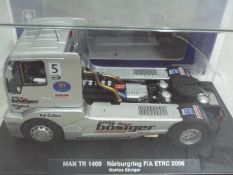 FlySlot - Slot Car model in 1:32 Scale - # 203102 MAN TR 1400 Nurburgring FIA ETRC 2006.