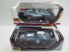 Revell / Monogram- 2 x Slot Car in 1:32 scale. Revel # 08353 Shelby Cobra Daytona Coupe.