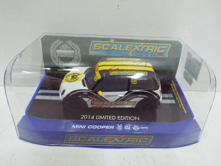 NSCC Scalextric - Slot Car in 1:32 scale. # C3499 Team Mini Cooper. Limited Edition 56 of 60.