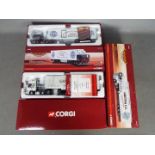 Corgi Hauliers Of Renown - 2 x boxed trucks' # CC15401 Seddon Atkinson Strato fridge trailer in