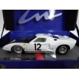 Le Mans - Slot Car in 1:32 Scale - Ford GT 40 no. 12 - 24. Drivers - Attwood / Schiesser.