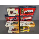 Corgi - A collection of 8 x boxed trucks mostly in 1:50 scale including # CC13308 Ausitn Cattle