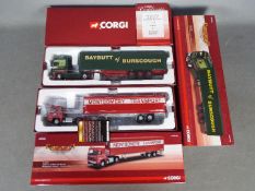 Corgi Hauliers Of Renown - 2 x boxed limited edition trucks in 1:50 scale,