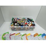 Wilko Blox / Lego - Large tub filled with Lego, Wilco Blox and possibly similar building brick toys.