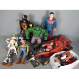 Jakks Pacific - Hasbro - Thinkway - A collection play worn toys including a Hasbro Action Man with