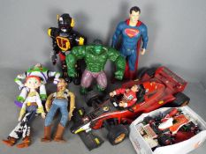 Jakks Pacific - Hasbro - Thinkway - A collection play worn toys including a Hasbro Action Man with