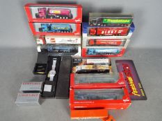 Herpa - Cursor - Majorette - A fleet of 15 x boxed truck and van models in several scales most are