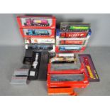 Herpa - Cursor - Majorette - A fleet of 15 x boxed truck and van models in several scales most are