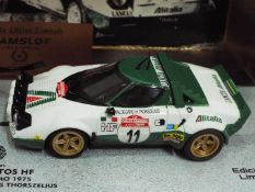 Teamslot - Slot Car in 1:32 Scale - Lancia Stratos HF. 2 Gold Edition, Limited No. 0082 of 1000.
