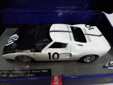 Le Mans - Slot Car in 1:32 Scale - Ford Gt No. 10 - 24 Hour Du Mans 1964. Drivers - Hill McLaren.