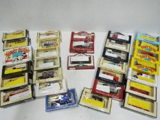 Lledo - Collection of boxed Diecast Vehicles. Vans, Buses, Trucks, Carriages and Cars.