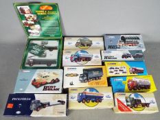Corgi - A collection of 12 x boxed trucks mostly in 1:50 scale including # CC99131 Harris & Miners