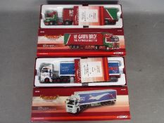 Corgi Hauliers Of Renown - 2 x boxed limited edition truck models in 1:50 scale # CC13433 MAN TGA