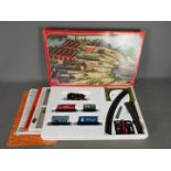 Hornby - A boxed # R873-9130 00 gauge electric train set with an 0-4-0 tank engine, 4 x wagons,