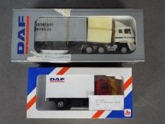 Tekno - Lion - Toys 2 x boxed 1:50 scale Leyland DAF trucks,