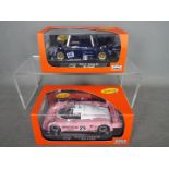 Slot.it. - 2 x Slot Cars in 1:32 scale. # CA06i Sauber C9 and # CA28g Nissan R91VP.