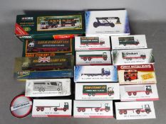 Corgi - Atlas - A collection of 16 x boxed Eddie Stobart trucks and vehicles mostly in 1:76 scale