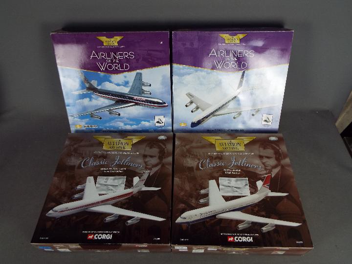 Corgi Aviation Archive - 4 x boxed models in 1:144 scale including # AA32907 American Airlines - Image 2 of 5