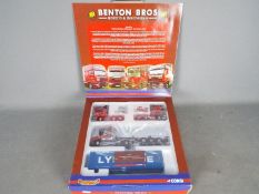 Corgi Hauliers Of Renown - A limited edition Benton Bros set containing Scania T Topline,