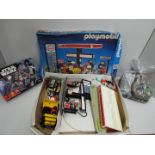 Playmobil / Lego / Wilco Blox - Small collection of building toys,